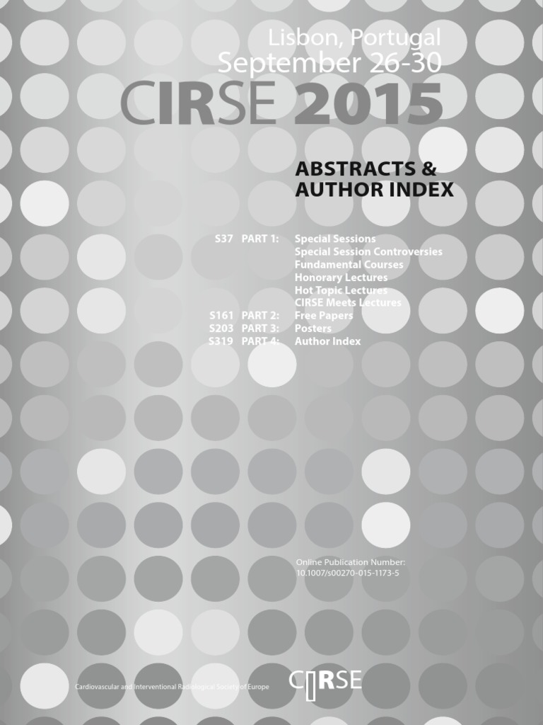 Cirse 2015 2015 Pdf Varicose Veins Bariatric Surgery