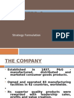 P&G Case Study: Strategy Formulation and Financial Analysis