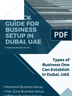 A Quick Guide For Business Setup in Dubai, UAE