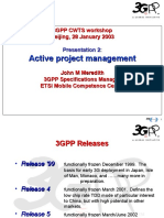 3GPP CWTS Workshop 02 Project Management