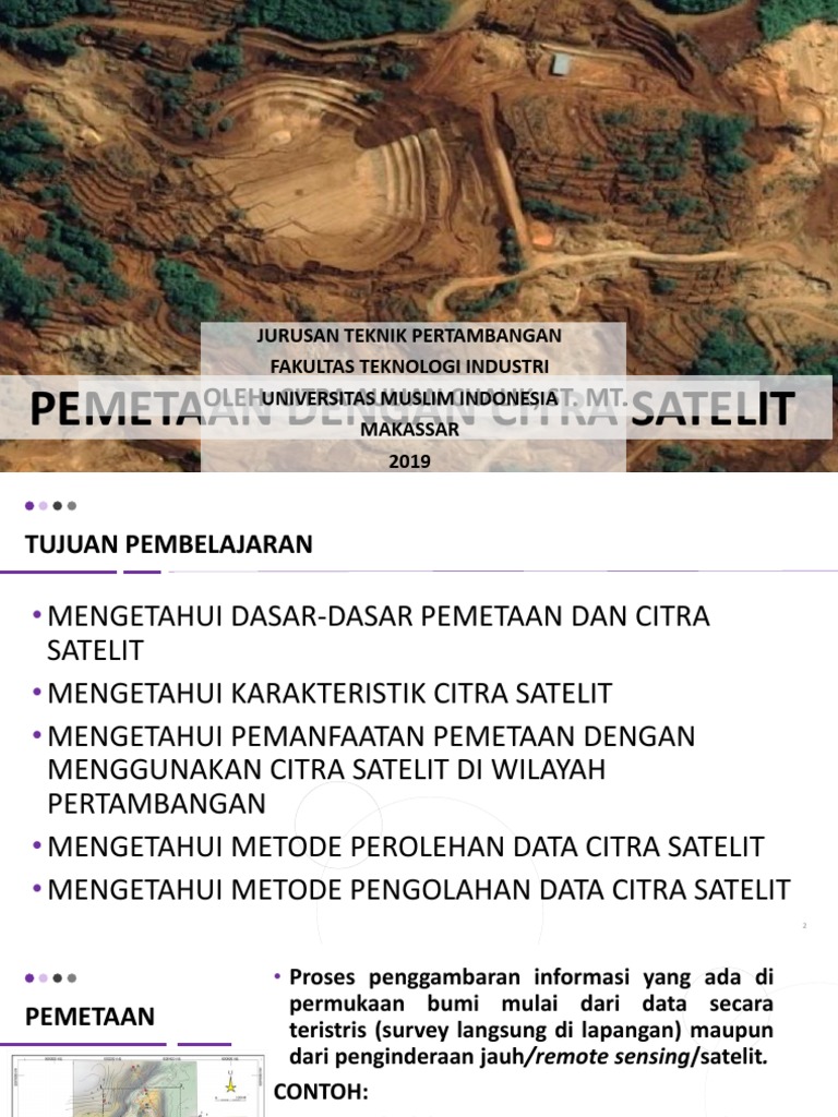 Pemetaan Dengan Citra Satelit PDF