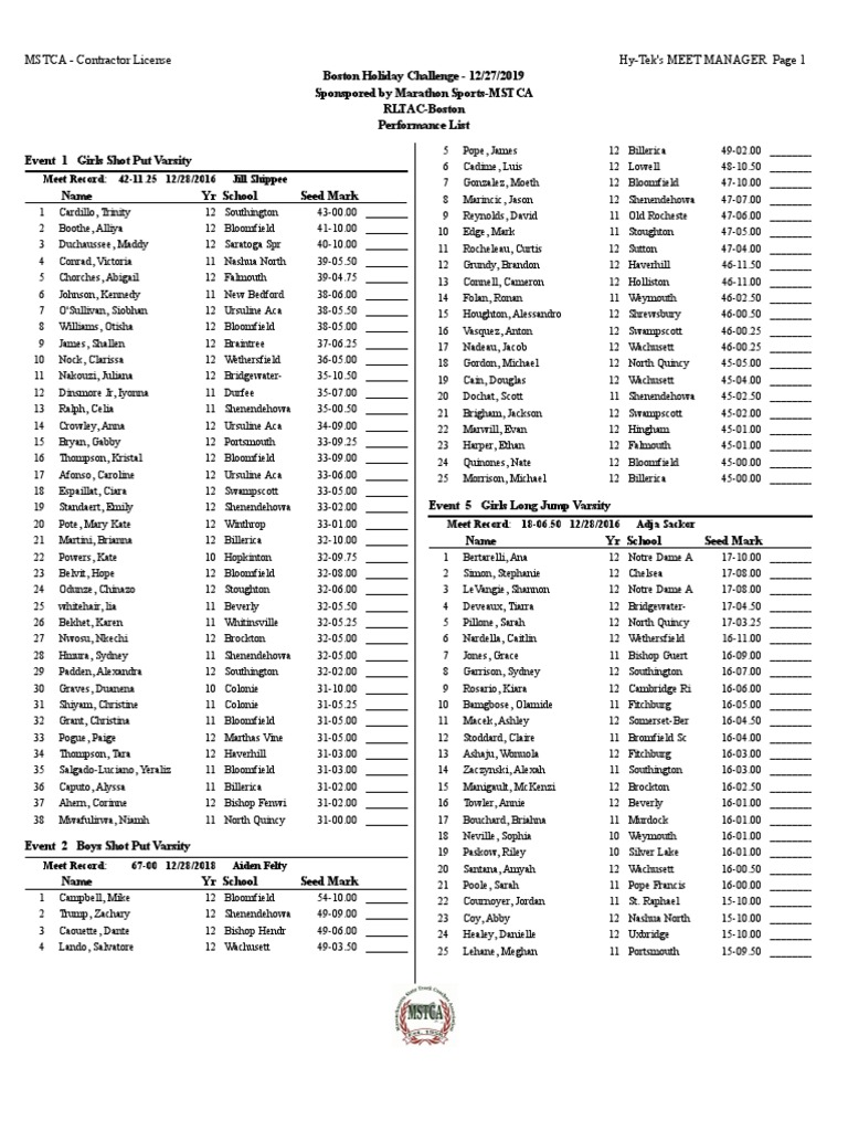 Boston Holiday Challenge Entries PDF