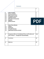 Contents of Constitutional Law Assignment