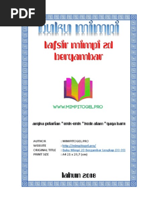 Buku Mimpi 2d Bergambar Pdf Pdf
