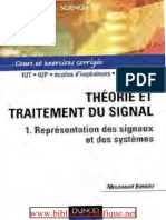 Livre Theorie & Traitement de Signal Tome 1 PDF