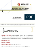 SOSIALISASI PENGAWASAN PARTISIPATIF PADA PEMILIHAN KEPALA DAERAH TAHUN 2018, Bogor