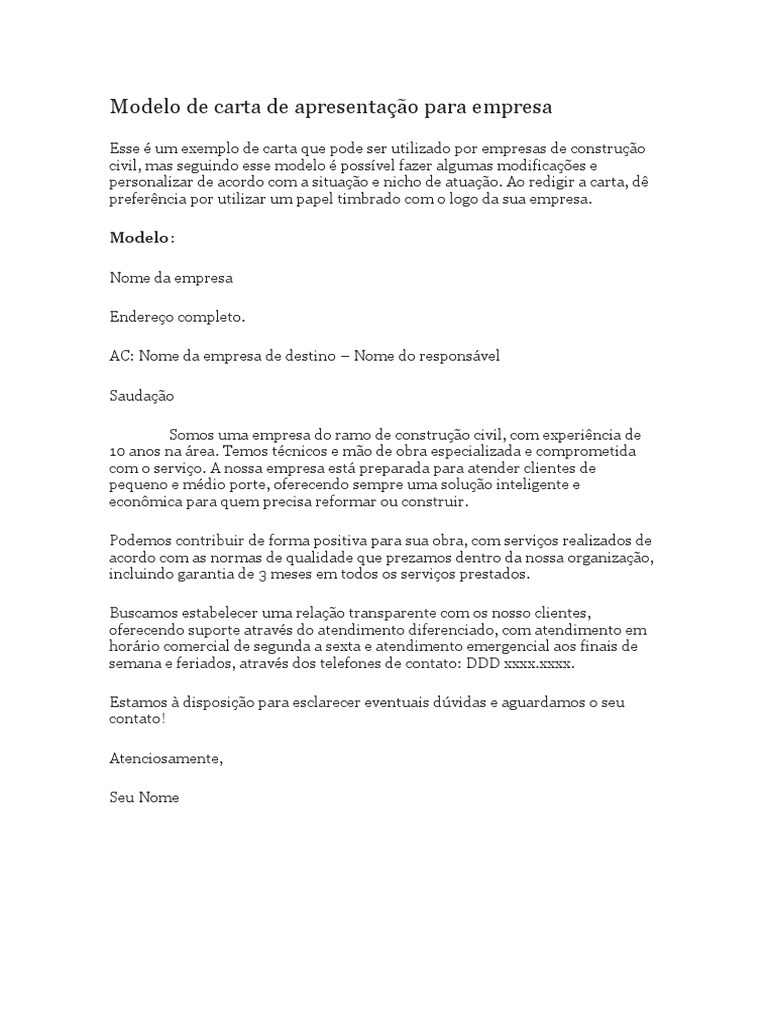 30+ Carta De Apresentação De Empresa Para Banco Gif  Carta