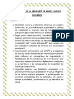 Propuestas de La Regiduria de Salud y Medio Ambiente