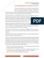 Plan y Estrategias de Marketing para Incrementar Las Ventas