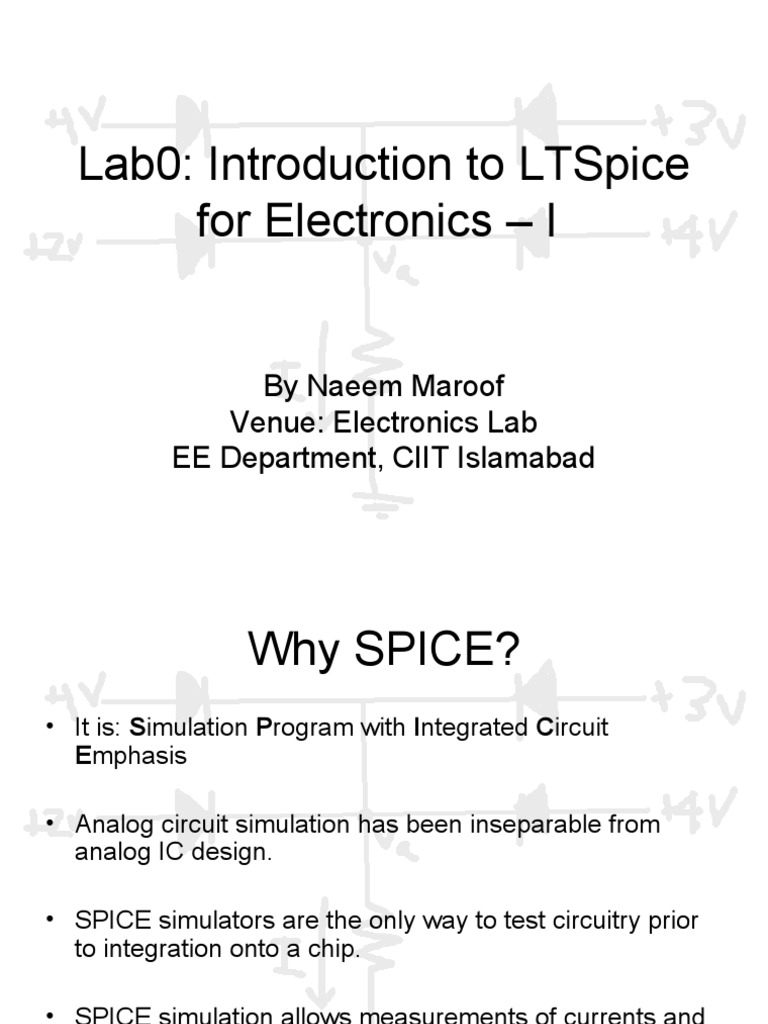 LTSpice Tutorial by Naeem Maroof | PDF | Electrical Network | Phase (Waves)