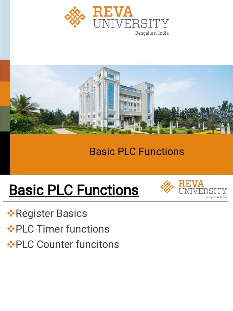 Essential PLC Functions Explained | PDF | Programmable Logic Controller ...