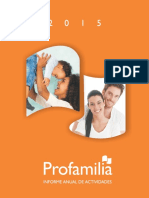 Informe Profamilia 2015 PDF
