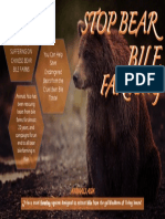 BEAR BILE FARMING POSTER Animals Asia