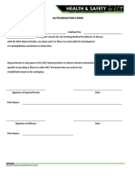 Ims - 007 Qshe - Authorisation Form