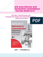Gate Electronics - Communication - Solved - Paper - 2018