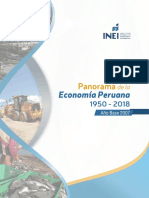 Panorama de La Economia Peruana 1950-2018 Inei PDF