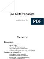 Lecture Civil Military Relations