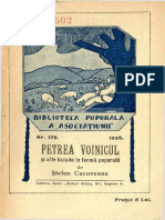 Petrea Voinicul Şi Alte Balade În Formă Poporală PDF