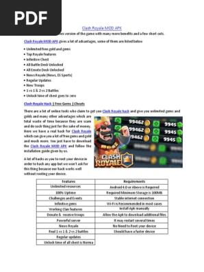 Clash Royale Private Server Clashroyalehackz Com Category Private Servers Pdf System Software Operating System Families