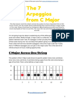 The 7 Arpeggios From C Major PDF