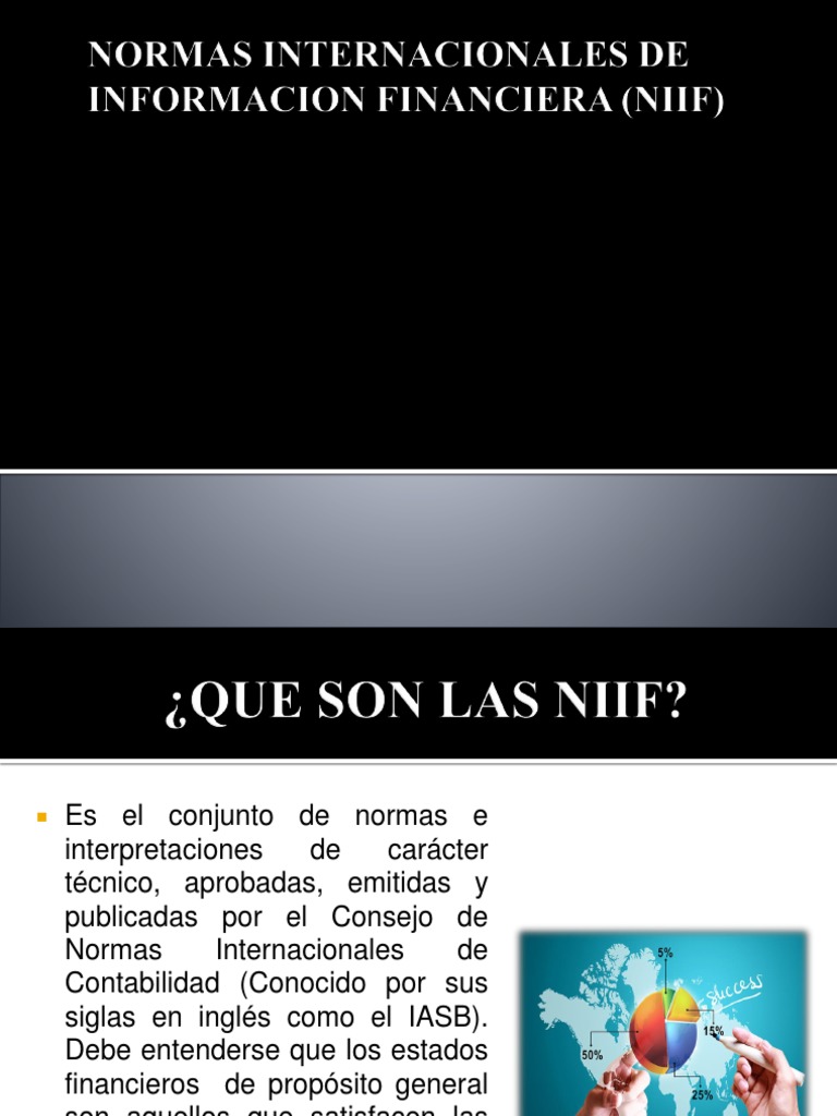 Normas Internacionales de Informacion Financiera (Niif) | PDF | normas ...