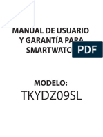 Manual y garantía smartwatch 1.54'' Full HD