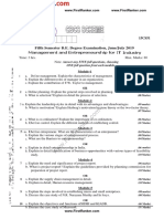 5th Semester - July - CBCS 15 Scheme - 15CS51 Management and Entrepreneurship For IT