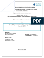 La Logistique Internationale de Transport Et Douane PDF