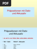 Prapositionen Mit D. Und A