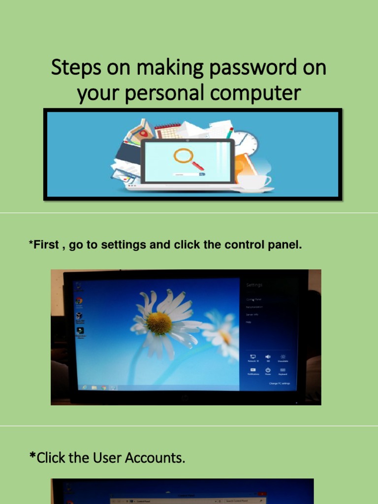 Setting Up Password. | PDF