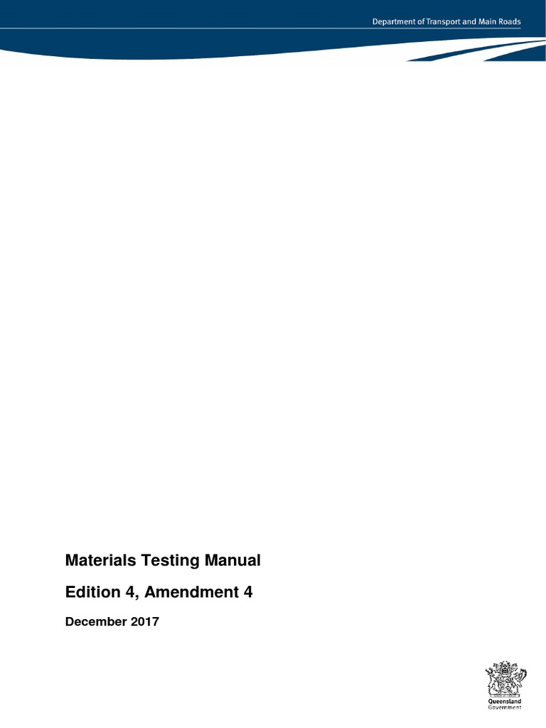 BookMaterial Testing Manual PDF Descargar gratis PDF Road Surface