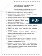 Tata Tertib Upacara Peringatan Hut Pgri Ke73