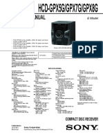 Sony hcd-gpx5g hcd-gpx7g hcd-gpx8g Ver1.0 PDF