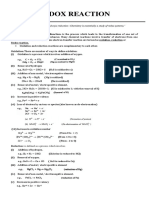 Redox MCQ Sheet For Jee Main