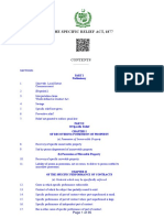Specific Relief Act 1877 PDF