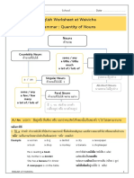 ป.5-6 English Grammar Quantity of nouns (some any a few a little)