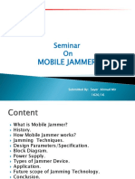 Mobile Jammer Seminar: Blocking Cell Signals