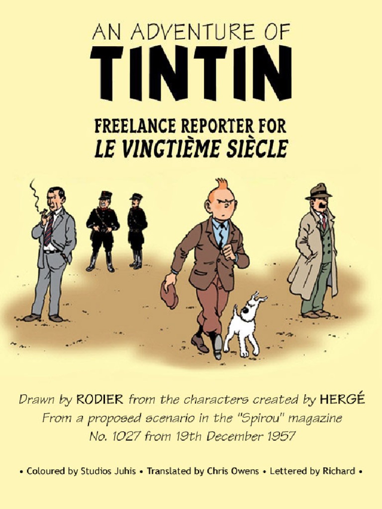 Tintin 27 Tintin the Freelance Reporter