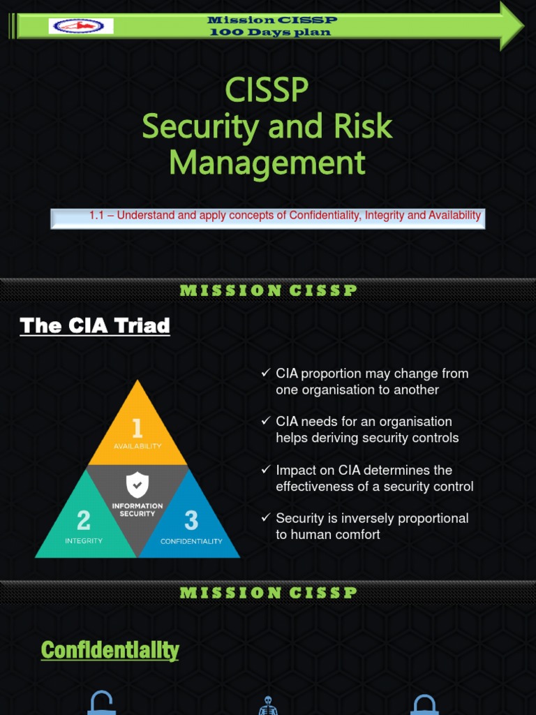 Understanding the CIA Triad in Cybersecurity | PDF | Information ...