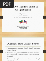 Effective Tips and Tricks To Google Search