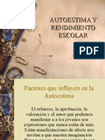 Autoestima y Rendimiento Escolar