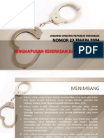 UU No. 23 Tahun 2004 Tentang Penghapusan Kekerasan Dalam Rumah Tangga