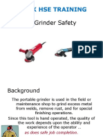 Portable Grinder Safety