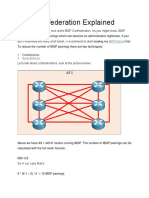 BGP Confederation Explained