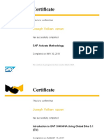 Some of SAP certs