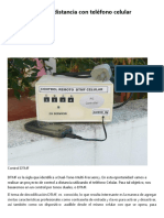 DTMF Control Por Celular