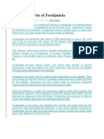 SWOT Analysis of Foodpanda