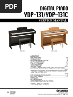 Yamaha Ydp-131 131c SM PDF | PDF | Piano | Solder