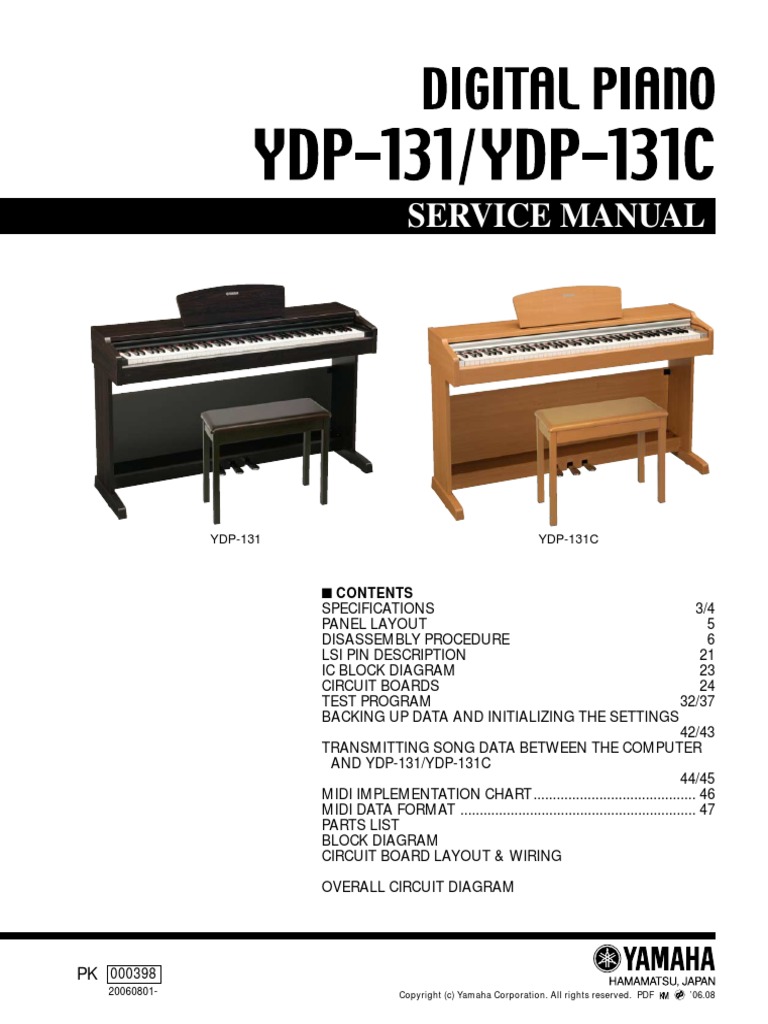 YAMAHA  YDP-131C  2009年製 ヤマハ | YDP-131 - ARIUS（アリウス） - 特長