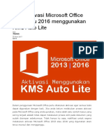 Cara Aktivasi Microsoft Office 2013 atau 2016 menggunakan KMS Auto Lite.docx